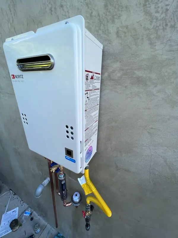 Tankless water heater installation for Burke homes